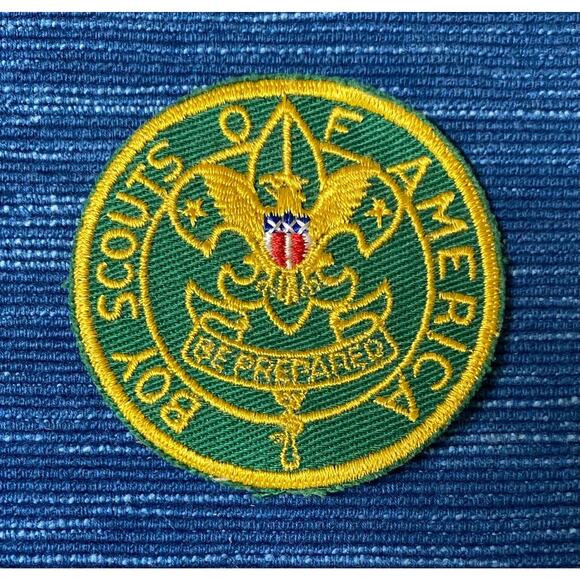 Vintage Be Prepared Boy Scouts Uniform Sash Patch Badge BSA Round 2.5" 33B - Picture 1 of 1